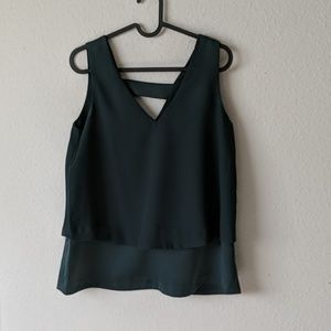 Banana Republic Sleeveless V-neck Blouse